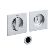 GIOTTO Q Brass Flush Handle - Satin chr