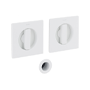 GIOTTO Q Brass Flush Handle -  Matt Whi