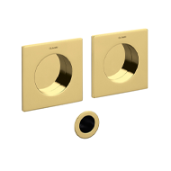 GIOTTO Q Brass Flush Handle - Super Gol