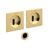 GIOTTO Q Brass Flush Handle - Super Gol