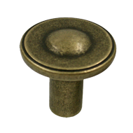 Cabinet Knob - 30mm - Antique Brass Tru