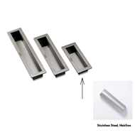 Flush Door Handle - 30×70×13mm - Stainl