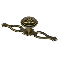 Cabinet Knob with Base Plate  - 108mm -