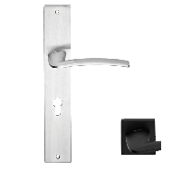 ALA Door Lever handle on Plate - Matt B