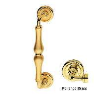 ALDAR Door Pull Handle - Polished Brass