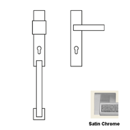 Riflesso Mesh Crystal Entrance Set Door