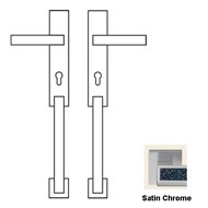Riflesso Rocks (Blue) Crystal Door Entr