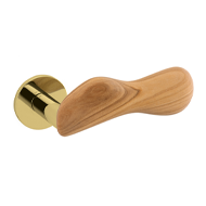 CHELSEA WOOD Door Handle With Yale Key 