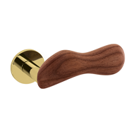 CHELSEA WOOD Door Handle With Yale Key 