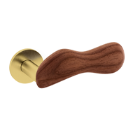 CHELSEA WOOD Door Handle With Yale Key 