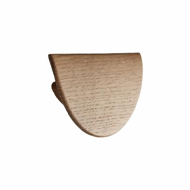 Horizon Wood Cabinet Knob - Clear Lacqu