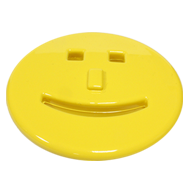 Kids Cabinet Smiley Knob in Yellow Colo