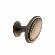 OVAL Cabinet Knob - 60mm - Antique Gold