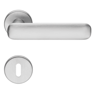 Target Zincral Door Handle on Rose - Po