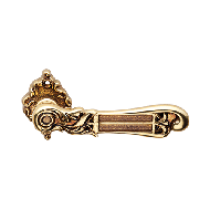 TIFFANY Door Lever Handle on Rose - Fre