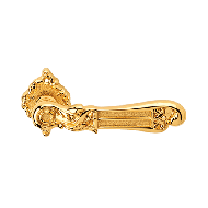 TIFFANY Door Lever Handle on Rose - Gol