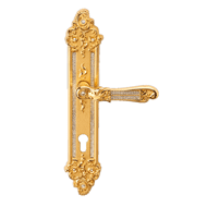 TIFFANY Mesh Door Lever Handle on Plate