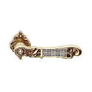 TIFFANY Door Lever Handle on Rose - Fre