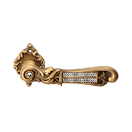 TIFFANY Mesh Crystals Door Lever Handle