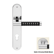 Cavity Mortise Handle on Plate - Satin 