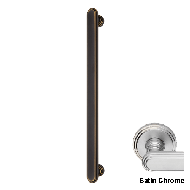 Chic Door Pull Handle - Satin Chrome Fi