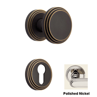 Chic Turnable Door Knob On Rose - Polis