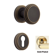Chic Turnable Door Knob On Rose - Gold 