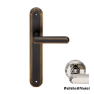Chic Mortise Handle On Plate - Polished