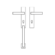 Daisy Door Entrance Set - 2 Door Handle