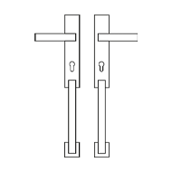 Daisy Door Entrance Set - 2 Door Handle