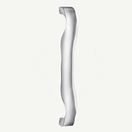 Main Door Handle - Satin Nickle Finish 