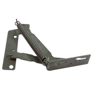 Flap Stay Spring Loaded - Nickel Finish
