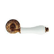 Dalia White porcelain Mortise Handle On