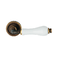 Dalia White porcelain Mortise Handle On
