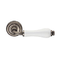 Dalia White porcelain Mortise Handle On