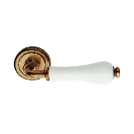 Dalia White porcelain Mortise Handle On