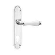 Dalia Denim Mortise Handle On Plate - C