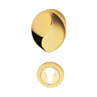 Delfino Turnable Door Knob On Rose - 50