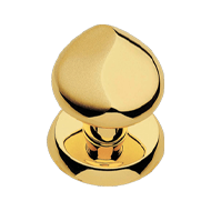 Delfino Fixed Door Knob On Rose - 50mm 