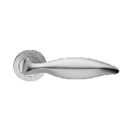 Delfino Mortise Handle On Rose - Chrome