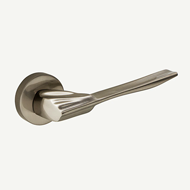 TEAK Lever Handle - Satin Nickel Finish