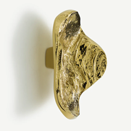 LAVA II Door Pull Handle - PVD Gold Fin