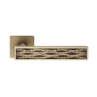 Dynamic Mortise Handle On Rose - Patin 