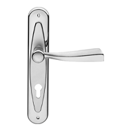 Elika Mortise Handle On Plate - Bronzed