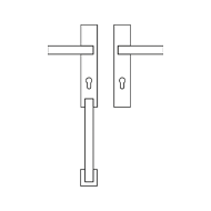 Elios Door Entrance Set 2 door handles 