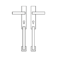 Elios 2 Door Handles + 2 Pull Handles o