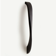 COIL Door Pull Handle - Black Matt Fini