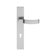 Elios Mortise Handle On Plate - Polishe
