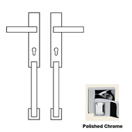 Elios Crystal 2 Door Handles + 2 Pull H