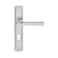 Elle Mortise Handle On Plate - Polished